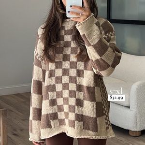 NEW Tallulah Checkered Sweater